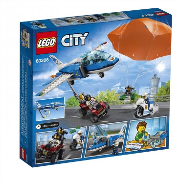 LEGO City Sky Police Parachute Arrest Building Blocks for Kids 60208